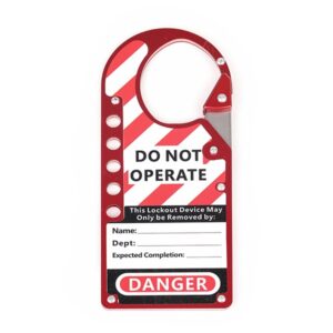 Beschriftete Snap-on-Gruppe Lockout Hasp