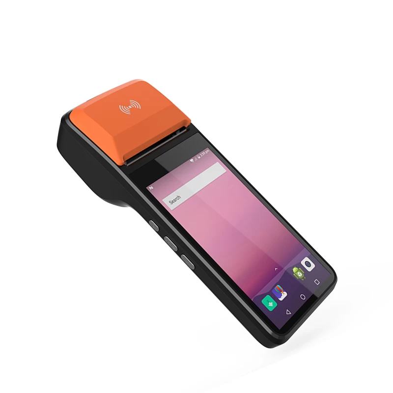 5.0 "HD IPS Bildschirm Android 11 Portable Ultra-dünnes POS-Terminal mit 58mm Thermodrucker, Scanner, NFC, Kamera und Lautsprecher - Görsel 5