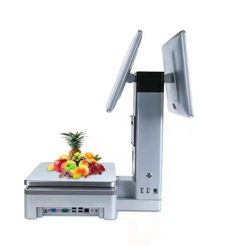 Windows-System-All-in-One-POS-Waage mit Thermodrucker - Görsel 2