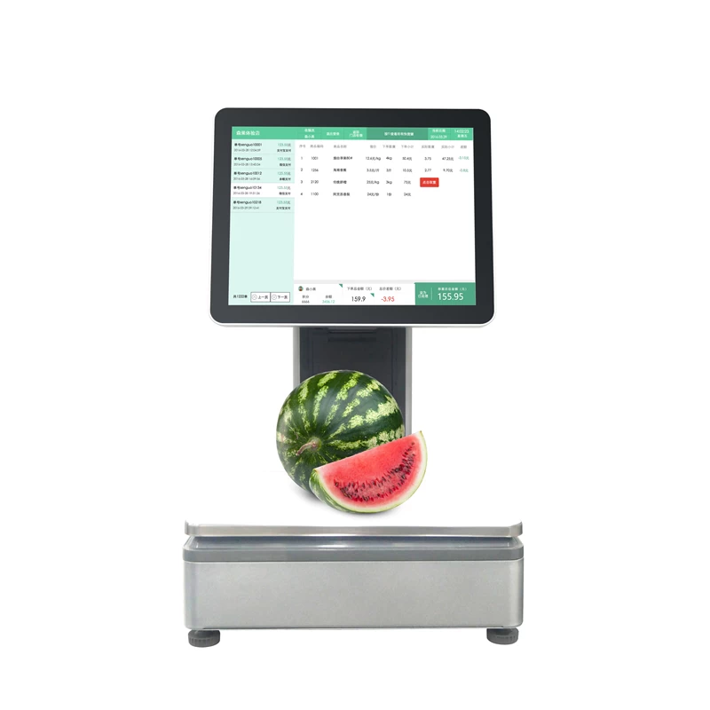 Windows-System-All-in-One-POS-Waage mit Thermodrucker - Görsel 4