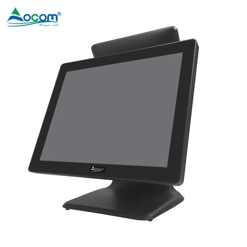 15-Zoll-All-in-One-Hardware-Maschine Dual-Screen-Touch-System Registrierkassengeschäft - Görsel 3