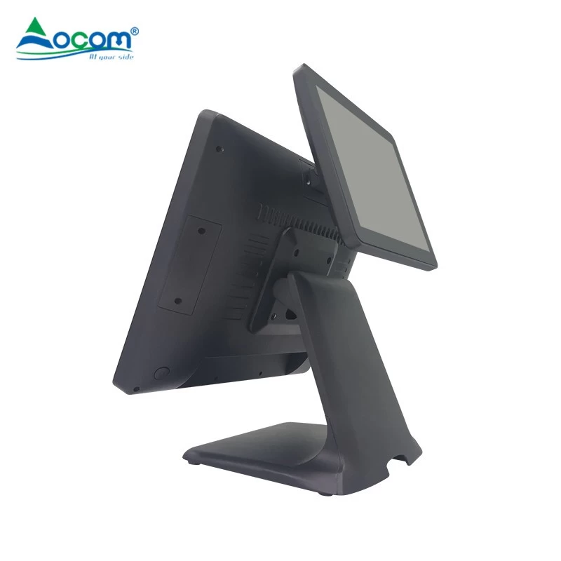 15-Zoll-All-in-One-Hardware-Maschine Dual-Screen-Touch-System Registrierkassengeschäft - Görsel 5