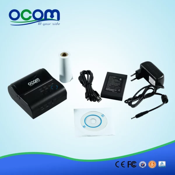 Android IOS Java Windows Unterstützter 80-mm-Mini-Bluetooth-Belegdrucker - Görsel 11