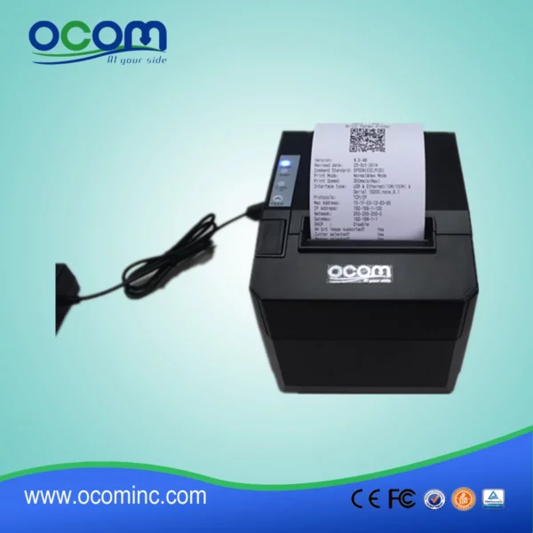 80-mm-Hochgeschwindigkeits-Bluetooth-Thermodrucker mit automatischer Schneidevorrichtung - Görsel 3