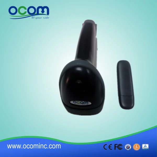 300 Meter Reichweite RF433MHz Wireless Laser Barcode Scanner - Görsel 3