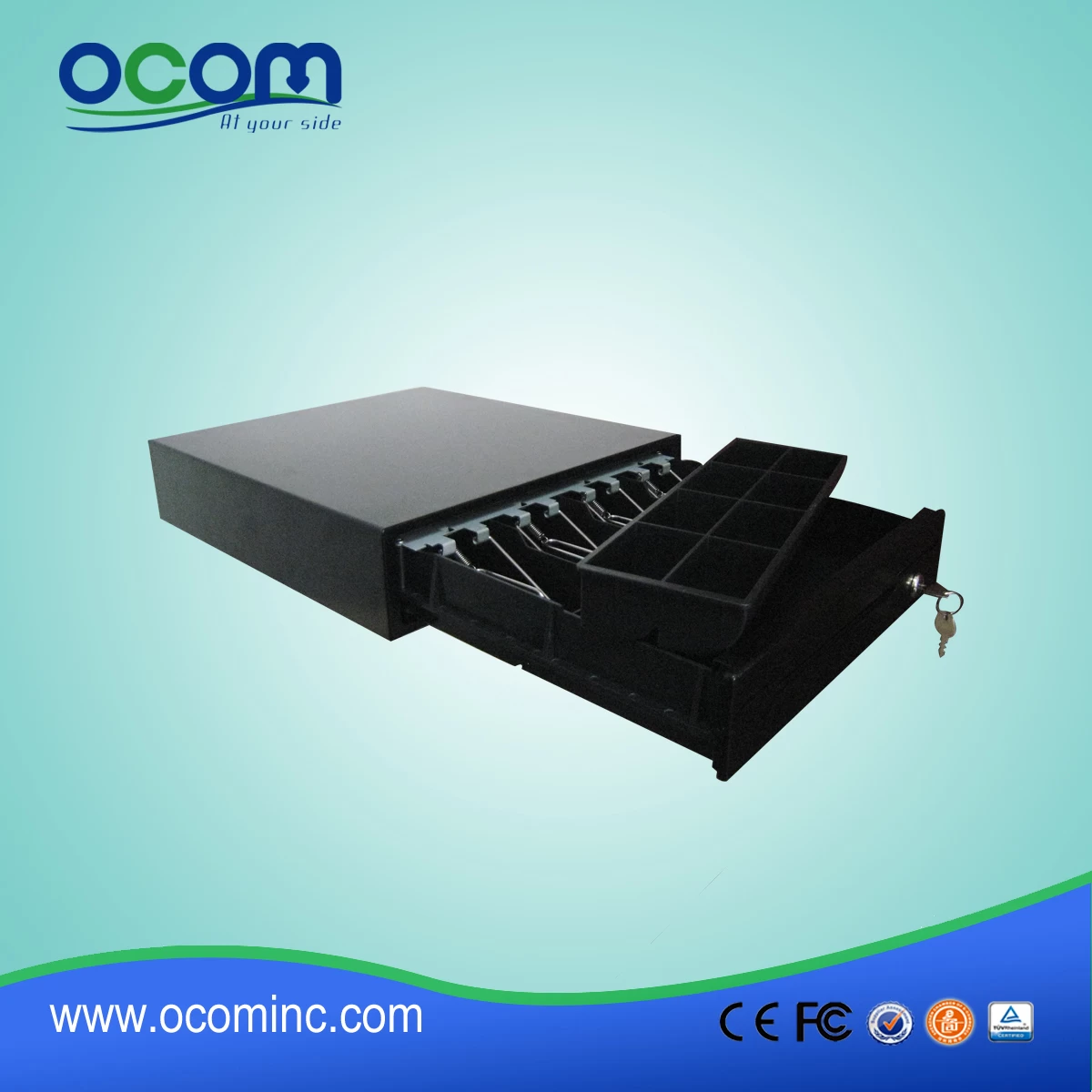 335mm breite kleine Metall-Kassenschublade - Görsel 3