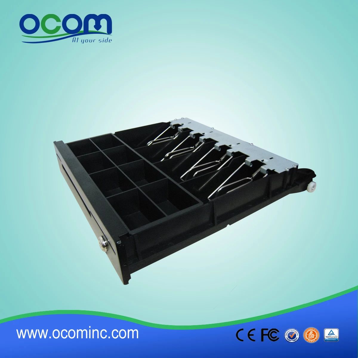 335mm breite kleine Metall-Kassenschublade - Görsel 7