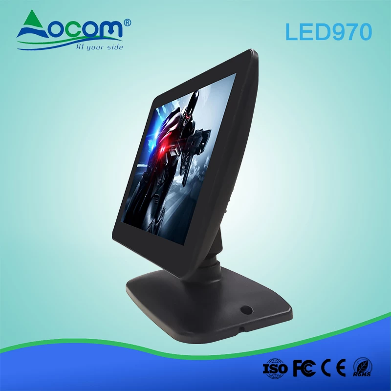 Elektronische LED-Anzeigemast Einstellbare Kundenanzeige für Supermarkt-POS-System - Görsel 4