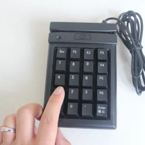20-Tasten-Tastatur mit Triple-Track-Magnetkartenleser