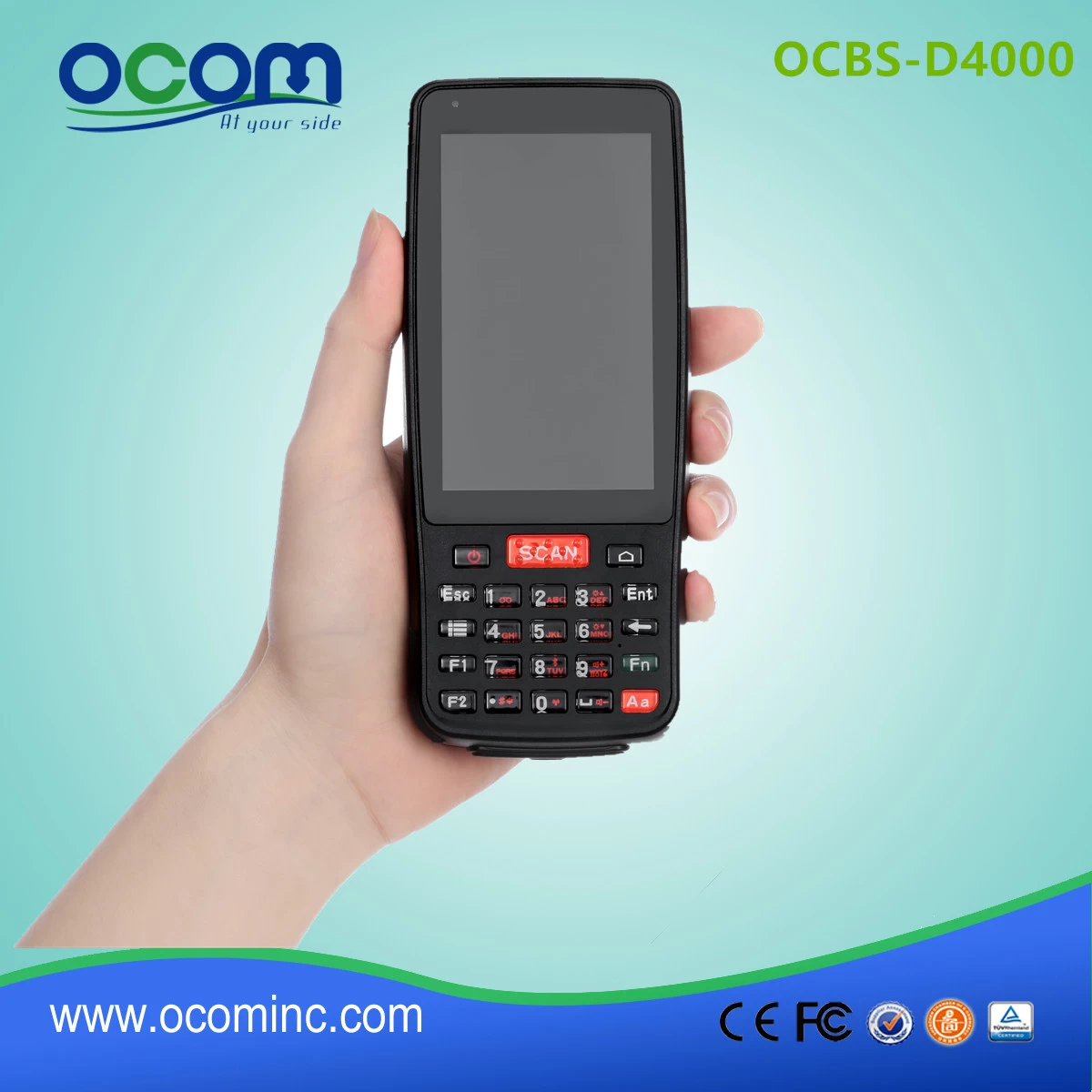 4" Handheld Android 6.0 Industrie-Datenterminal