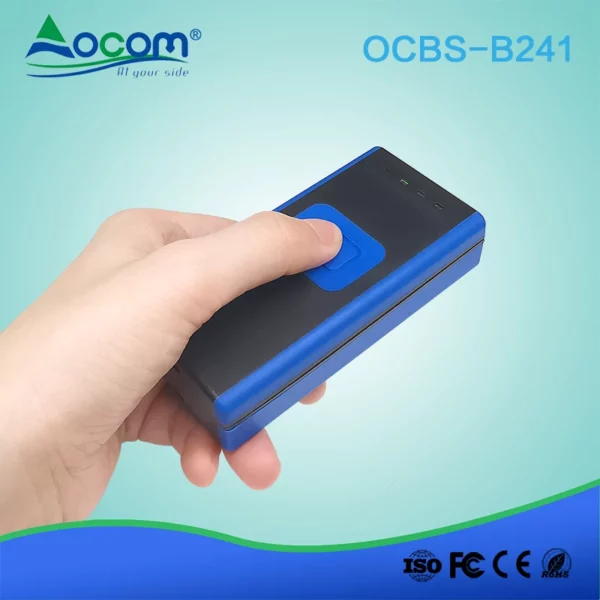 Bluetooth tragbarer CCD-Barcodescanner - Görsel 2