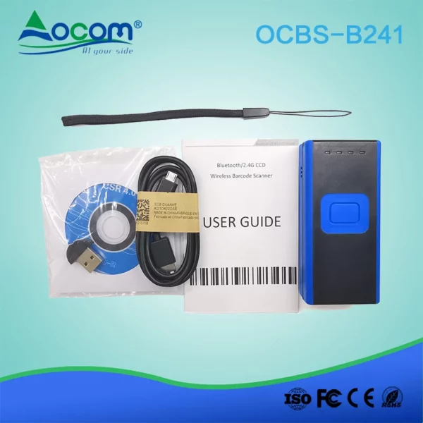 Bluetooth tragbarer CCD-Barcodescanner - Görsel 3