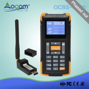 433Mhz Mini Wireless Barcodescanner mit Display und Speicher