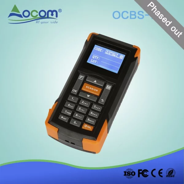 Mini-Wireless-Barcode-Scanner mit Bildschirm und Speicher - Görsel 2