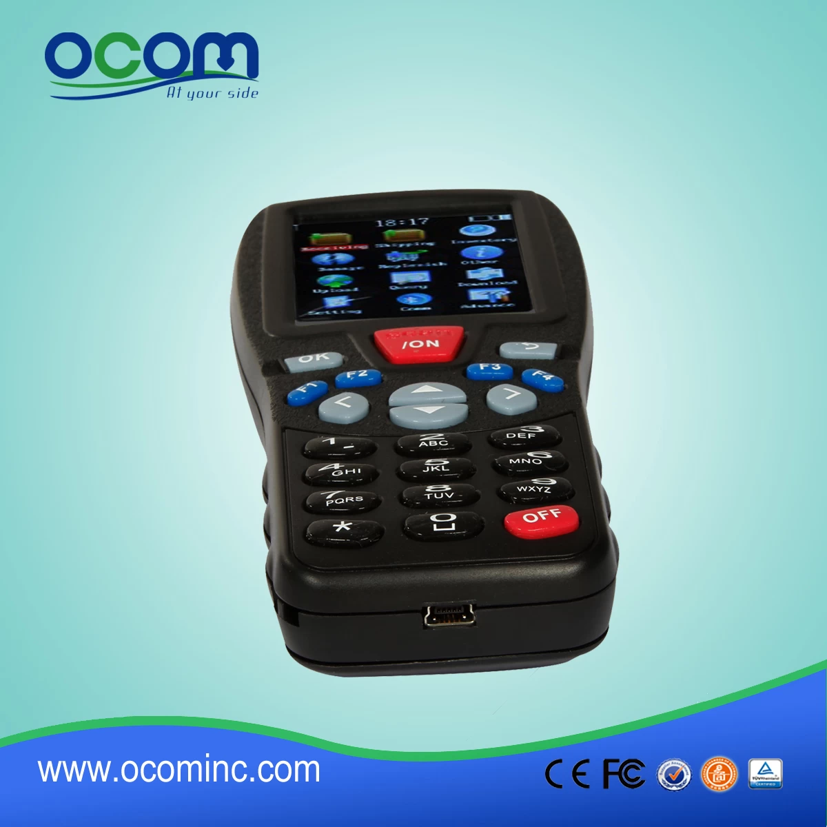 Tragbares USB-Inventurterminal Industrie-PDA - Görsel 5