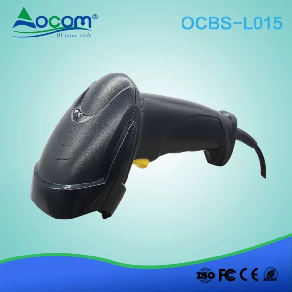 Handheld Kabelgebundener 1D-Laser-Barcodeleser Barcode-Scanner - Görsel 2