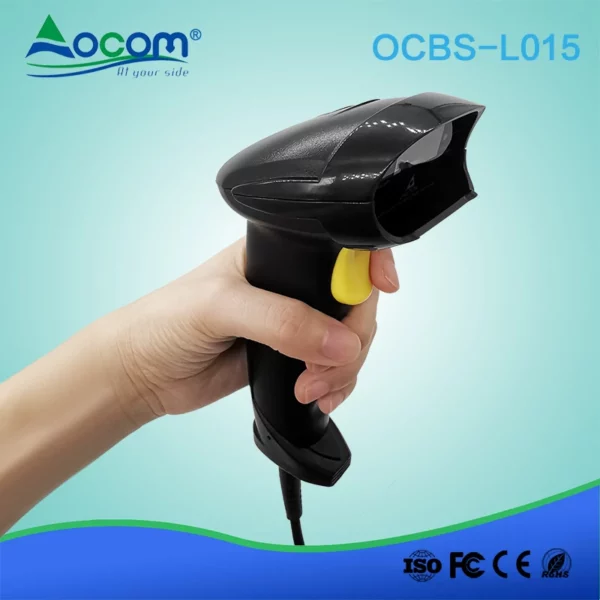 Handheld Kabelgebundener 1D-Laser-Barcodeleser Barcode-Scanner - Görsel 5
