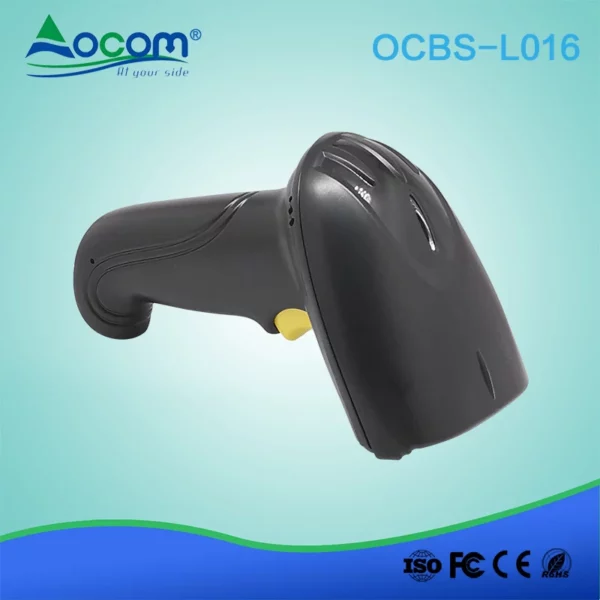 Handheld kabelgebundener 1D-Laser-Barcodeleser Barcode-Scanner kann auf manuelles und kontinuierliches Scannen umschalten - Görsel 3