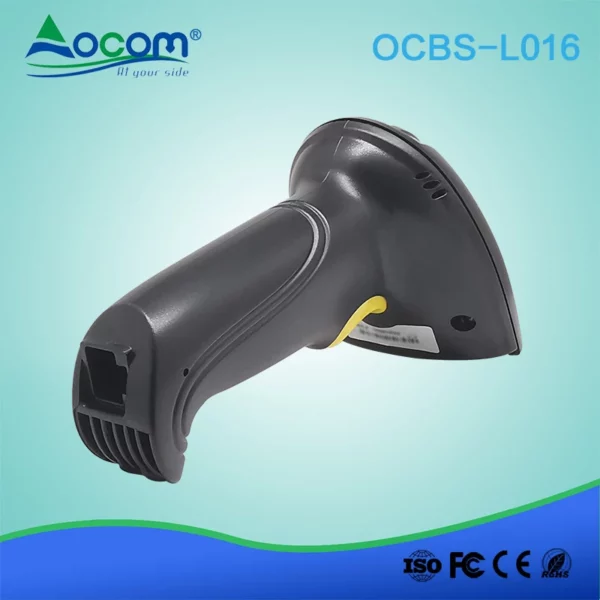 Handheld kabelgebundener 1D-Laser-Barcodeleser Barcode-Scanner kann auf manuelles und kontinuierliches Scannen umschalten - Görsel 4