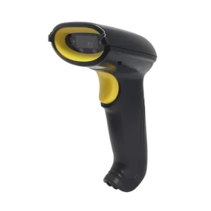 Handheld kabelgebundener 1D-Laser-Barcodeleser Barcode-Scanner kann auf manuelles und kontinuierliches Scannen umschalten