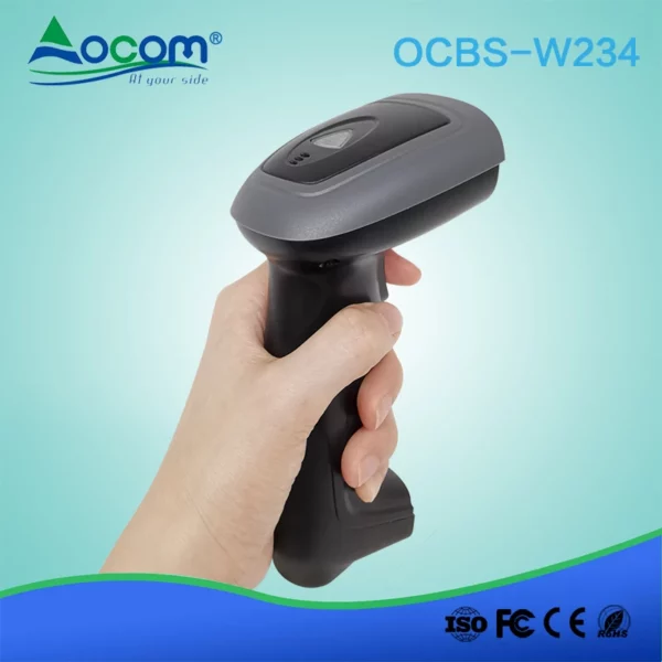 2.4G Wireless 1D 2D Barcodescanner mit Cradle - Görsel 3