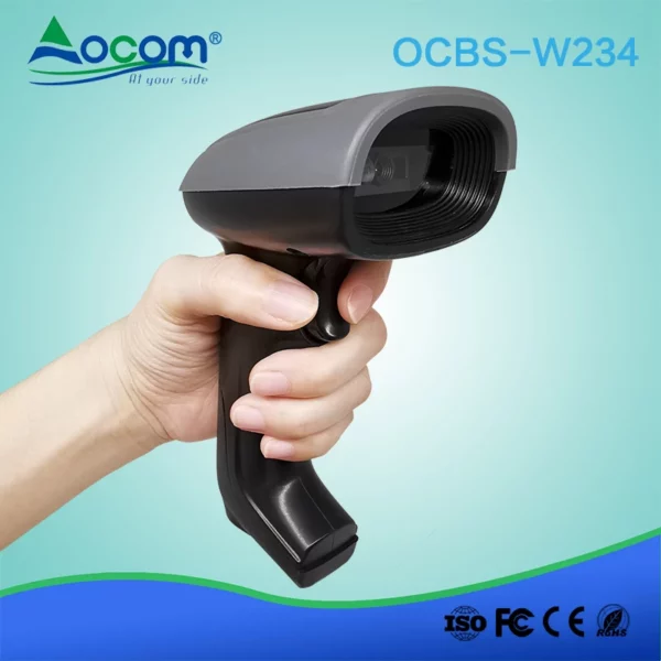 2.4G Wireless 1D 2D Barcodescanner mit Cradle - Görsel 4