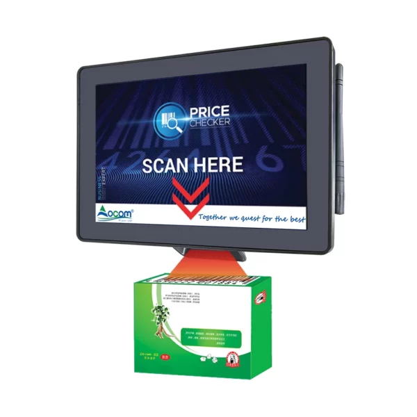 10,1 Zoll Android-System pos Touchscreen Preisprüfer mit 2D-Barcode-Scanner - Görsel 6