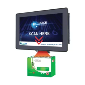 10,1 Zoll Android-System pos Touchscreen Preisprüfer mit 2D-Barcode-Scanner