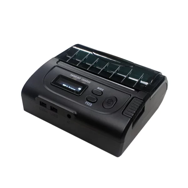 Tragbarer 80-mm-Mini-Thermobondrucker mit OLED-Display - Görsel 4