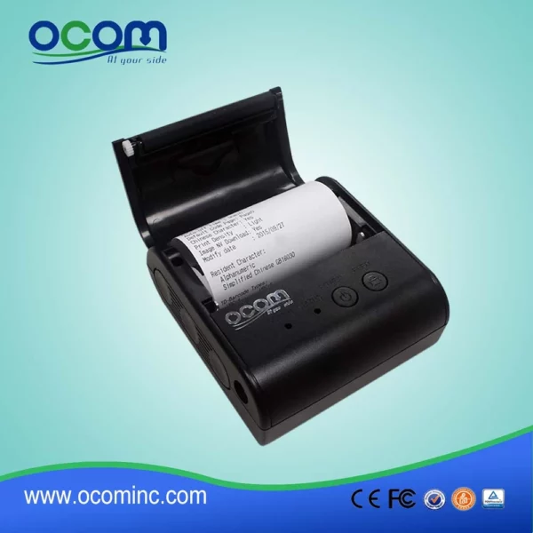 Tragbarer 80-mm-Mini-Thermobondrucker mit Tasche - Görsel 5