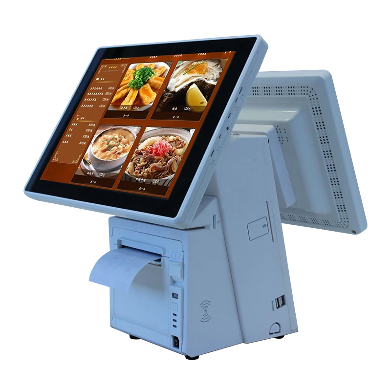 15,6 / 11,6 Zoll Windows / Android All-in-One-Touchscreen-POS-Maschine mit Drucker - Görsel 2