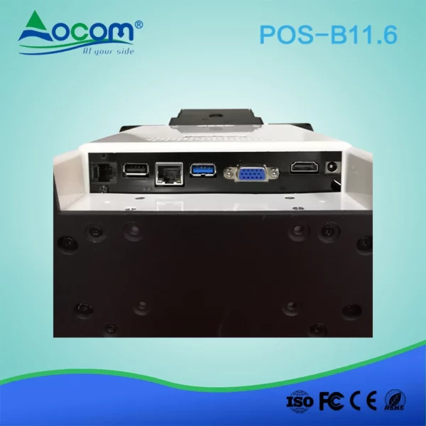 11,6 Zoll Andorid / Windows All-in-One-Touchscreen-POS-Maschine mit Drucker - Görsel 4