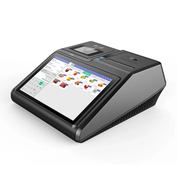 10,1 Zoll Windows 10 Pro System Touchscreen POS Terminal mit 80mm Drucker, LCD-Display MSR RFID 2D Scanner Batterie Optionen - Görsel 2