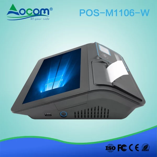 11,6-Zoll-Windows-Touchscreen-Kassensystem mit Drucker, Scanner, Display, RFID und MSR - Görsel 4