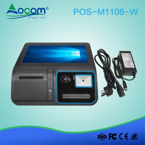 11,6-Zoll-Windows-Touchscreen-Kassensystem mit Drucker, Scanner, Display, RFID und MSR - Görsel 5