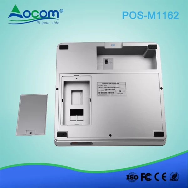 11,6 Zoll All In One Android / Windows POS-Terminal mit Drucker, Scanner, Display und RFIDv - Görsel 4