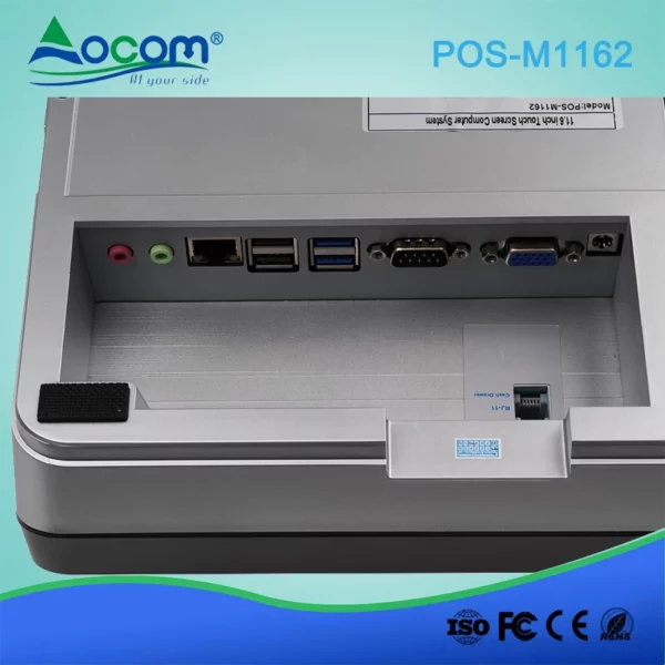 11,6 Zoll All In One Android / Windows POS-Terminal mit Drucker, Scanner, Display und RFIDv - Görsel 5