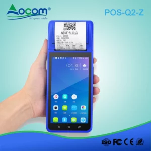 5,5 Zoll tragbares Android 8.1 Handheld POS Terminal mit 58mm Thermodrucker
