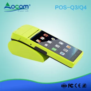 5,5 Zoll tragbarer Android-Touchscreen 3G / 4G POS-Terminal mit Thermodrucker