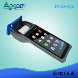 5,99 "HD IPS Bildschirm Android Portable Ultra-dünnes POS-Terminal mit 58mm Thermodrucker, Scanner, NFC, Kamera und Lautsprecher