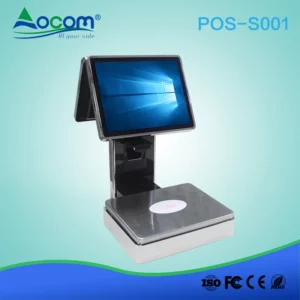 Windows-System All-In-One-Touchscreen-POS-Waage mit Theraml-Drucker