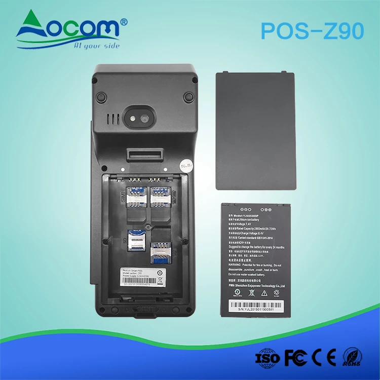 5,0-Zoll-Handheld Android 7.1 POS-Terminal mit EMV-Zertifizierung - Görsel 6