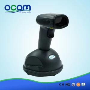 433Mhz drahtloser 32bit Laser-Barcodescanner mit Dockingstation