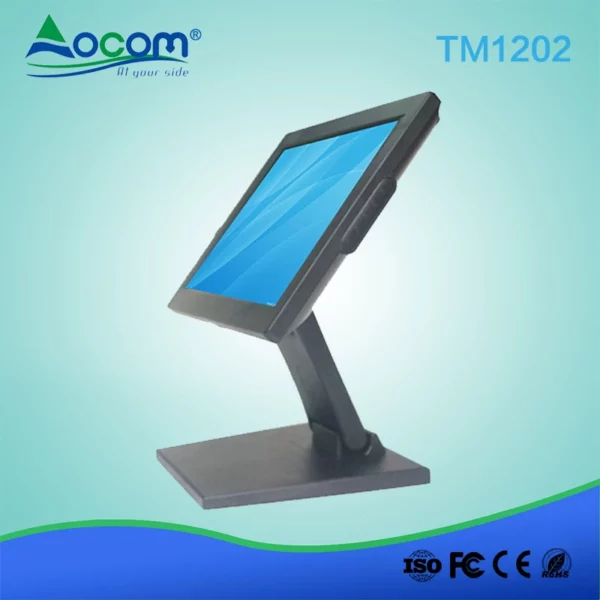 12,1-Zoll-Touchscreen-POS-Monitor mit klappbarem Sockel - Görsel 3