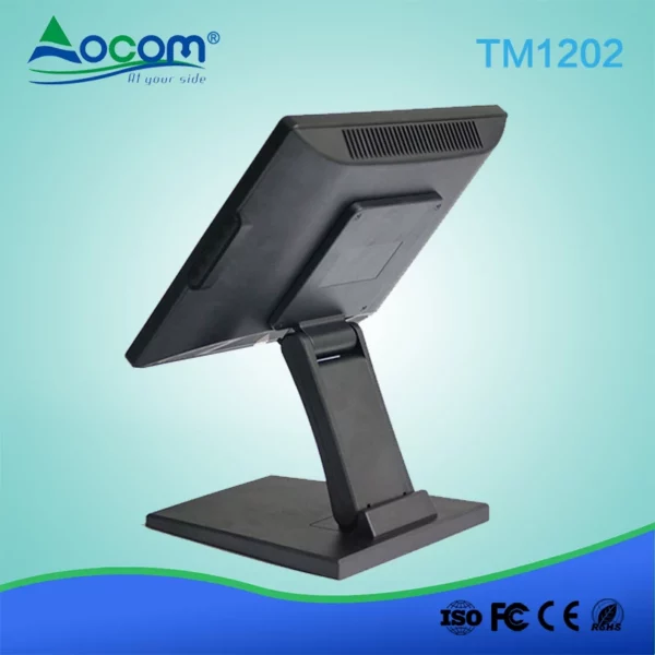 12,1-Zoll-Touchscreen-POS-Monitor mit klappbarem Sockel - Görsel 4