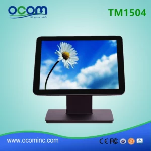 15-Zoll-POS-Monitor mit optionalem kapazitivem Touchscreen