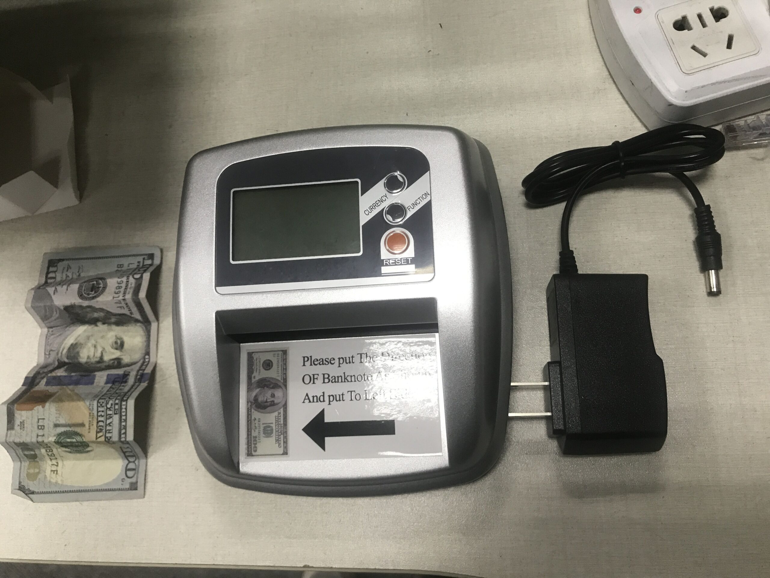 Euro USD GBP Handheld Counter feit Banknote Shop Billing Machines Bill Counter - Görsel 3