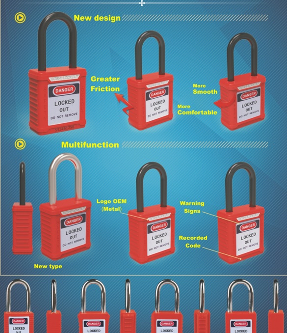 Kurzes Bügel Vorhängeschloss mit Stahlbügel 20 mm - Görsel 4
