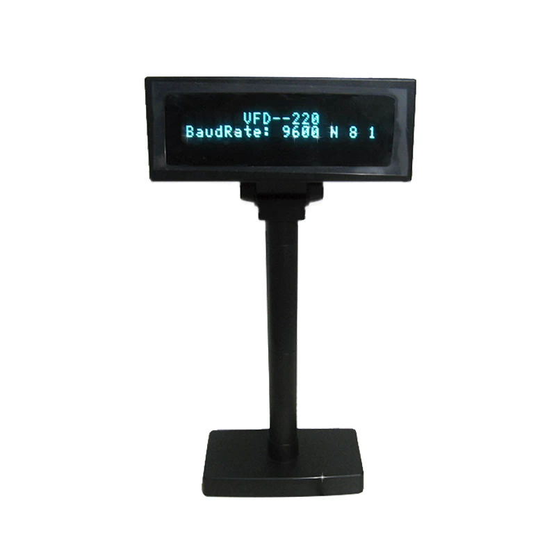 20X2 Zeichen Doppelzeiliges VFD-Kundendisplay mit 11mm hohen Zeichen - Görsel 2