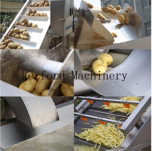 Vollautomatische Pommes Frites Maschine - Görsel 4